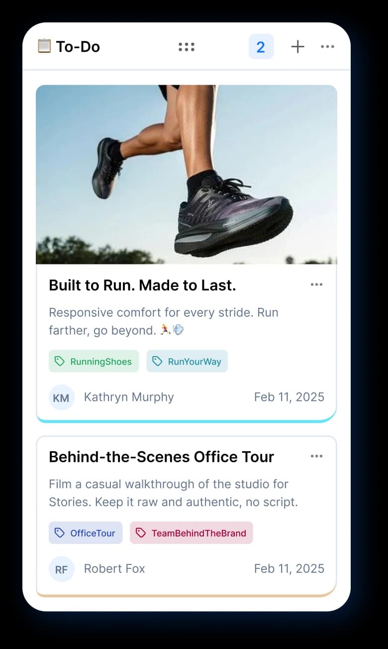 to-do ideas column