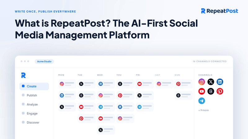 What is RepeatPost? The AI-First Social Media Management Platform