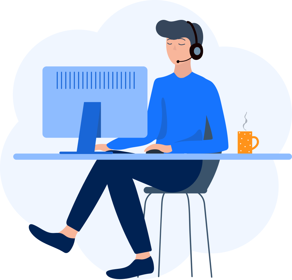 support agent illustration