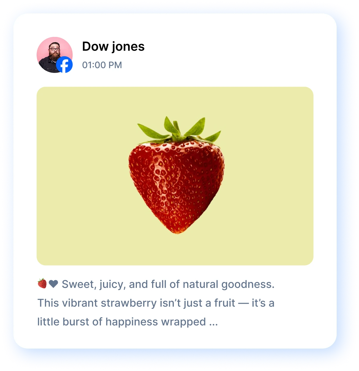 generated post preview
