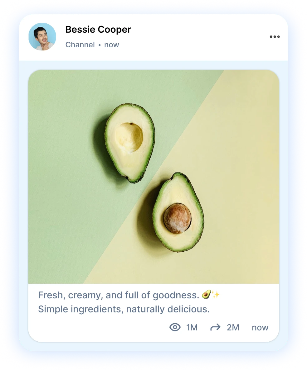telegram channel post
