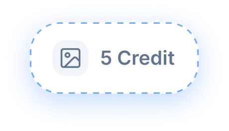 an image costs 5 credits