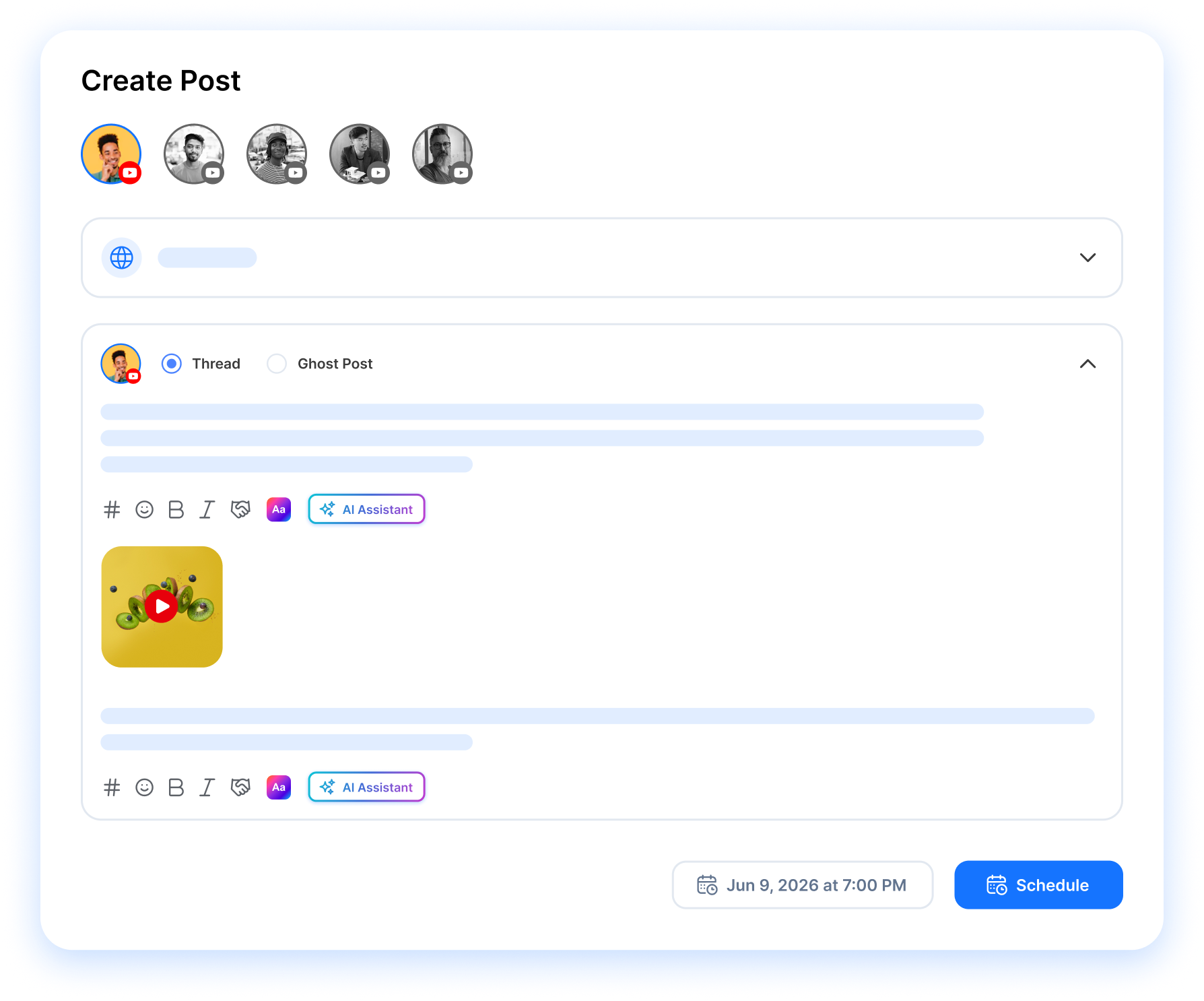 create post composer