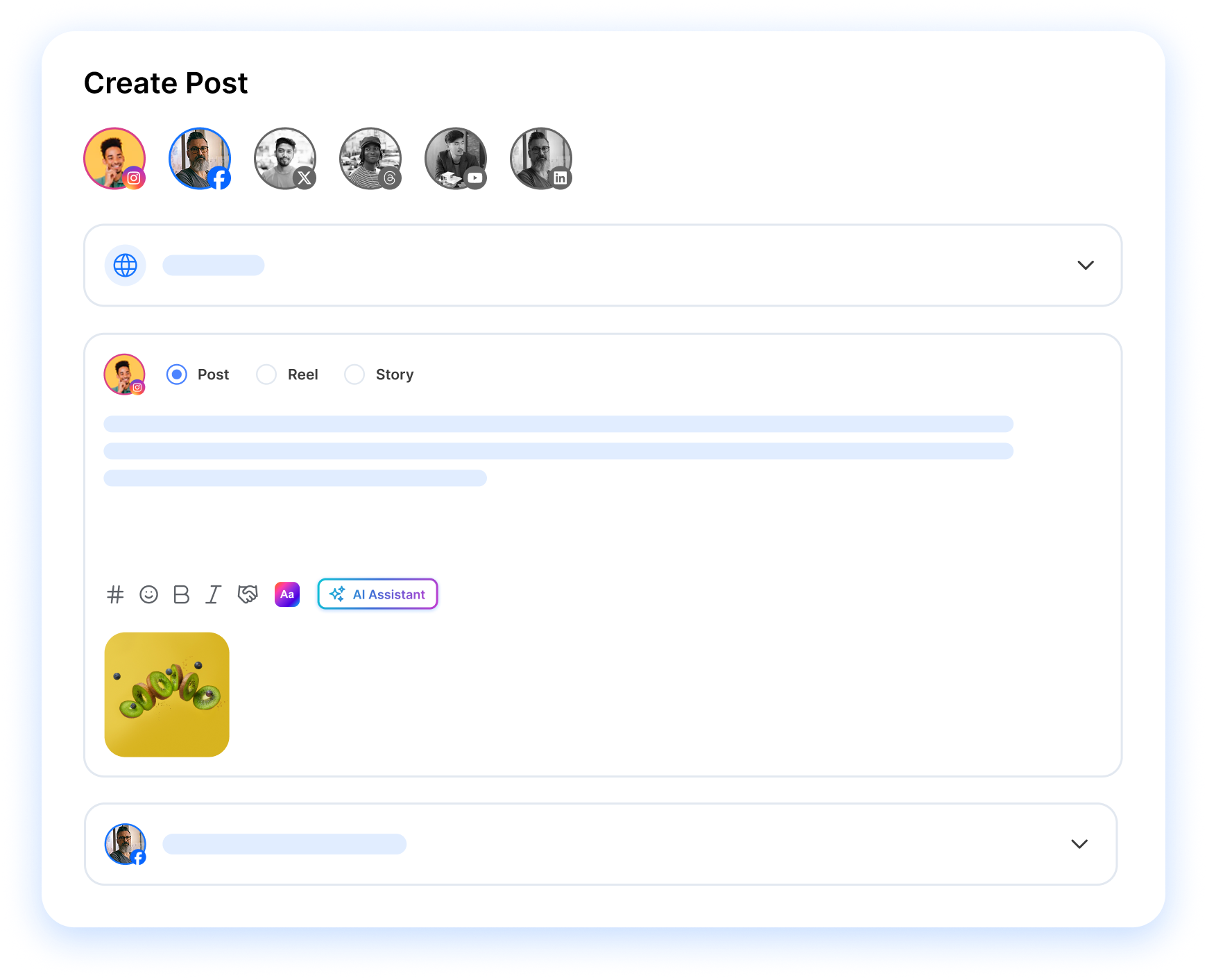 create post composer
