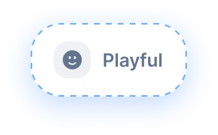 Playful tone