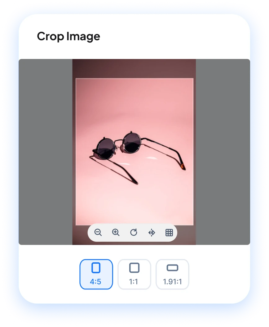 crop image panel