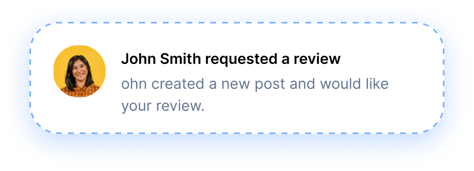 review request notification