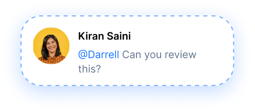 teammate review request