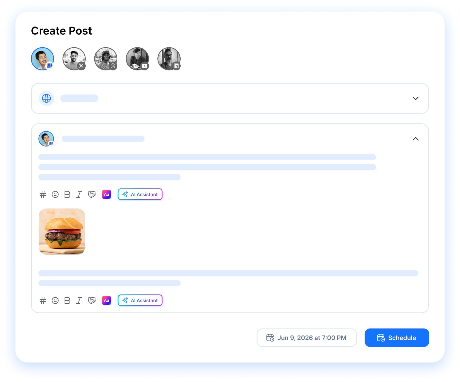 create post composer