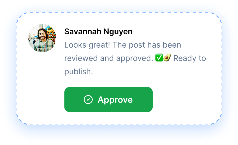 approval comment