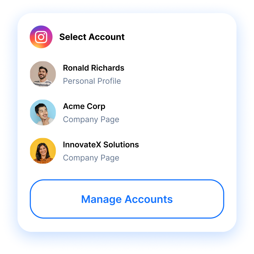 select account