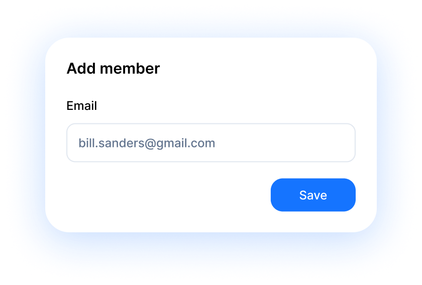 add team member form