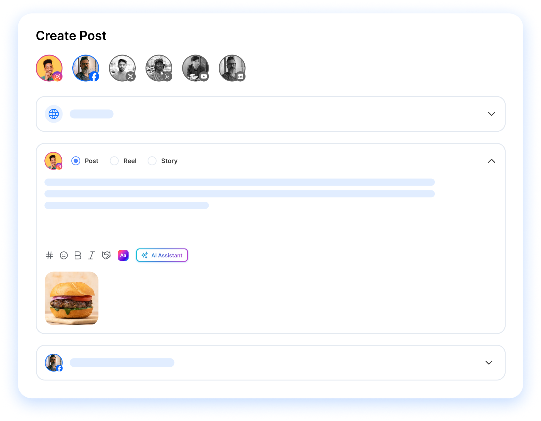 create post composer