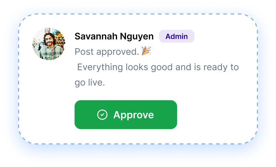 reviewer approval comment